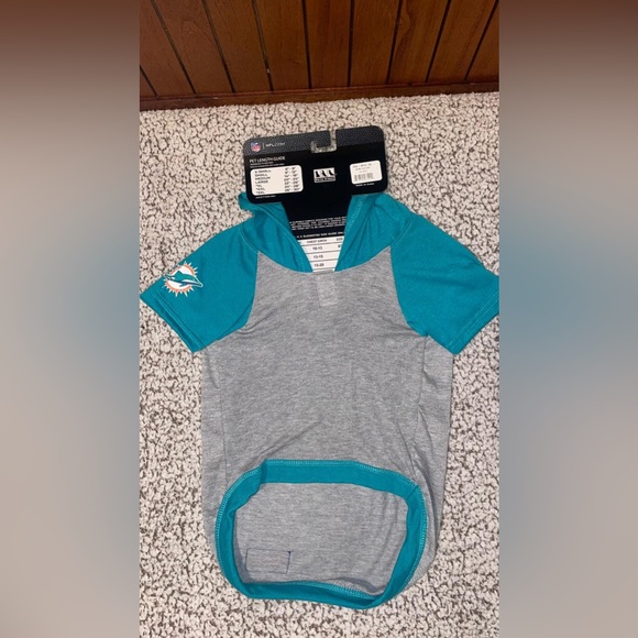 NWT MIAMI DOLPHINS PET APPAREL SIZE XL - Picture 3 of 6